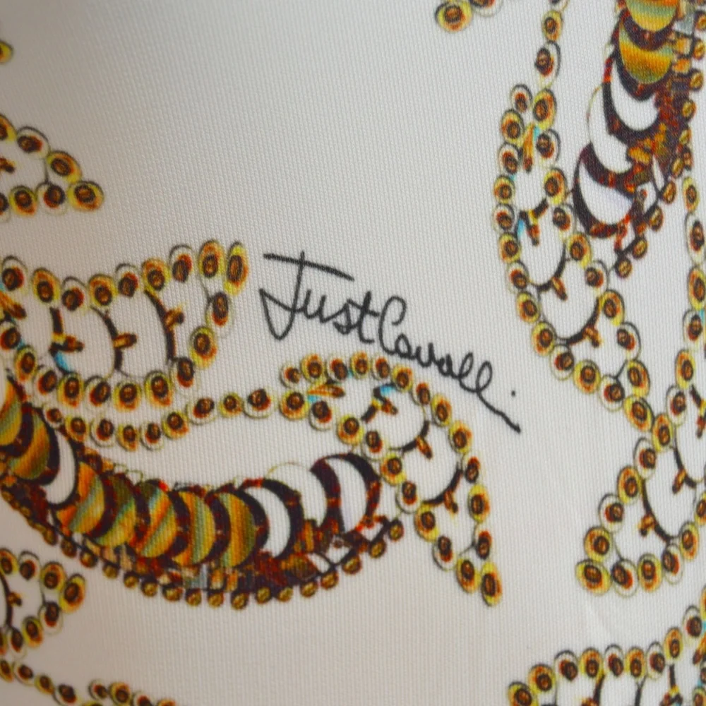 🆕🏷️Just Cavalli Multicoloured Baroque Print Fit & Flare Dress – - Picture 6 of 16